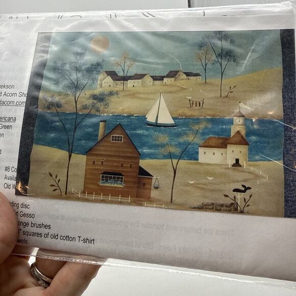 Vtg Sunset 2993 Bird In The Hand Counted Cross Stitch Kit 12”x12” Open Complete+ - Picture 11 of 12